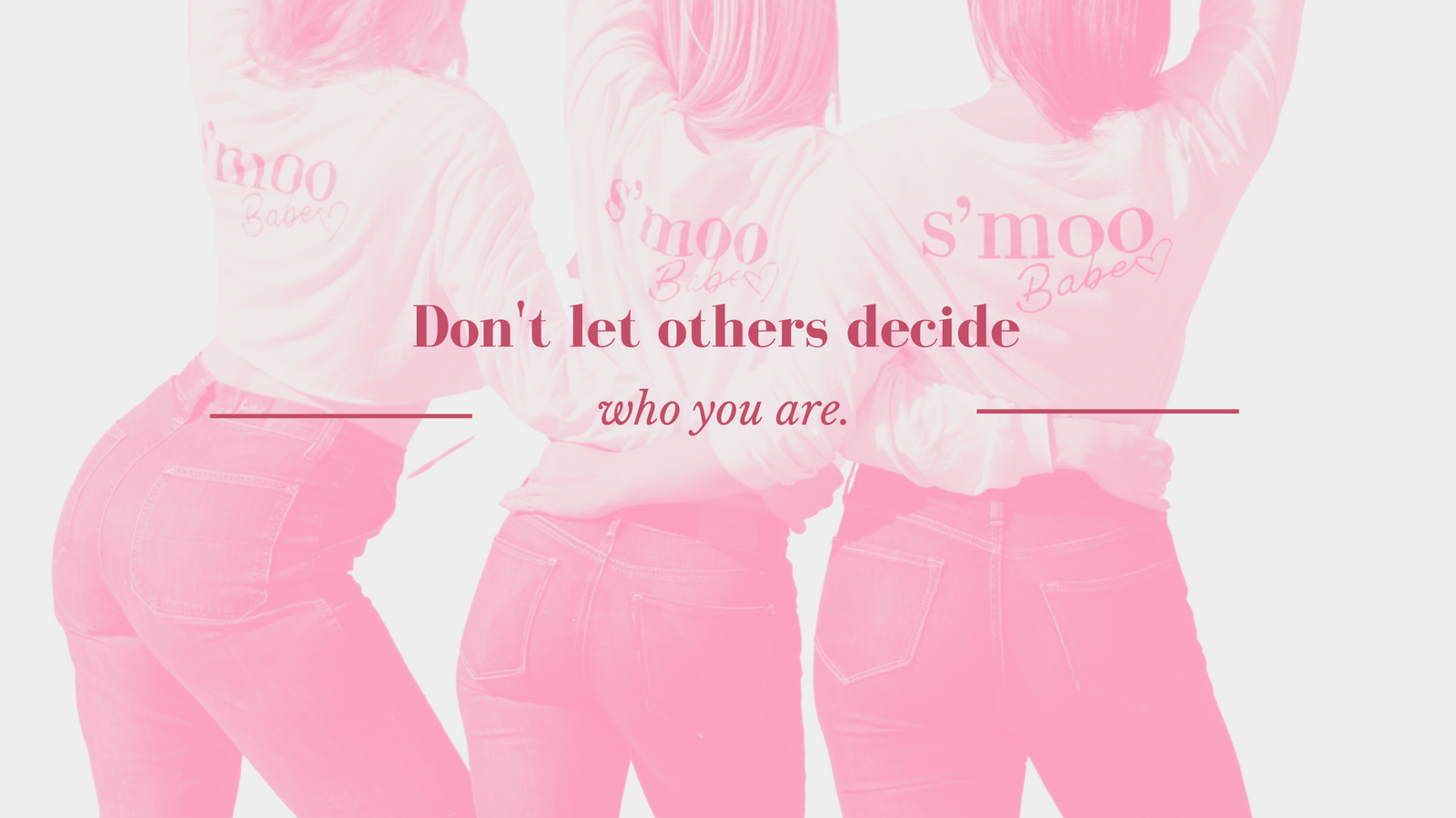 
          
            Reminder for today: Don’t let other people decide who you are. That’s for you to decide!
          
        